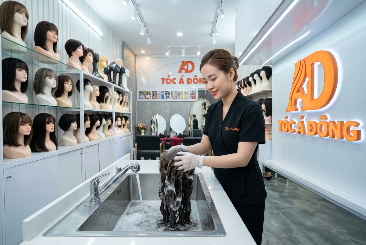 Hướng Dẫn Cách Gội Tóc Giả Đúng Chuẩn Salon Tại Nhà