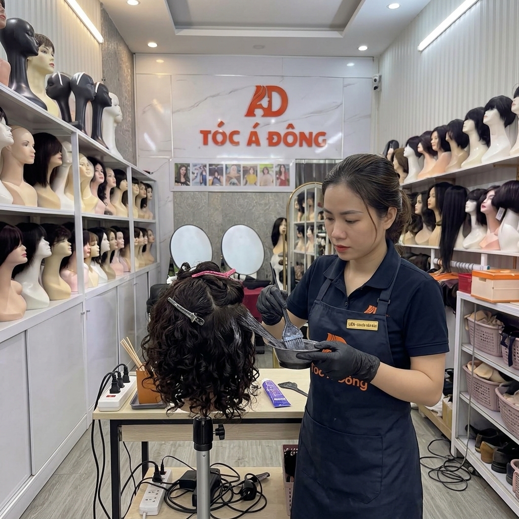 Bối cảnh Tóc Á Đông