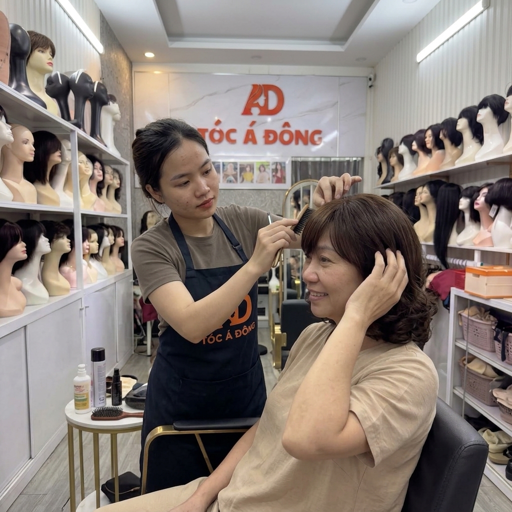 Bối cảnh Tóc Á Đông