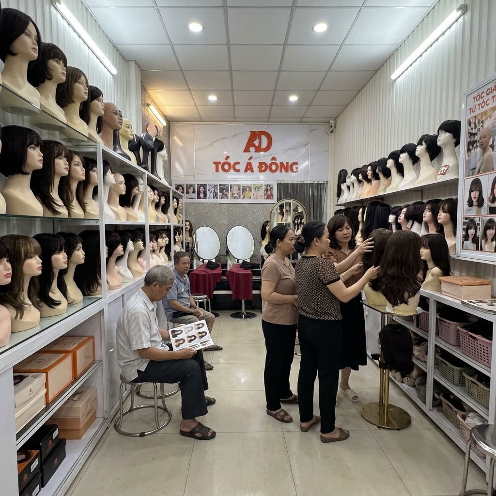 Cận cảnh phần siêu da đầu tự nhiên như thật, không thể phân biệt bằng mắt thường