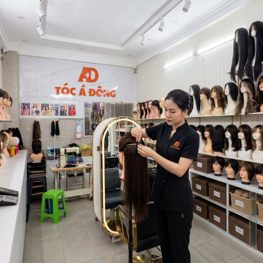Bối cảnh tư vấn & phục vụ tại Tóc Á Đông