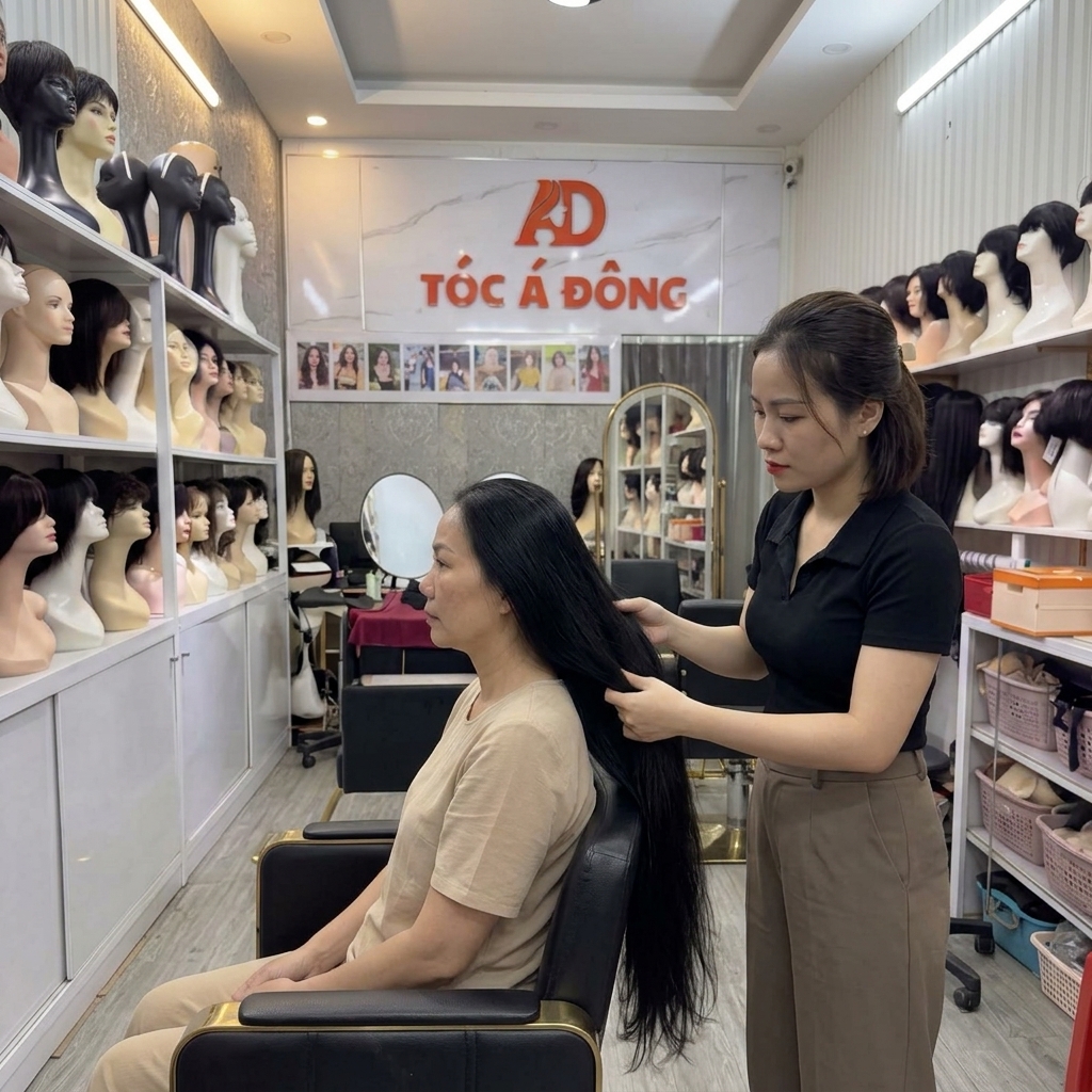 Bảng Giá Thu Mua Tóc Thật TPHCM Mới Nhất Năm 2026 - Tóc Á Đông