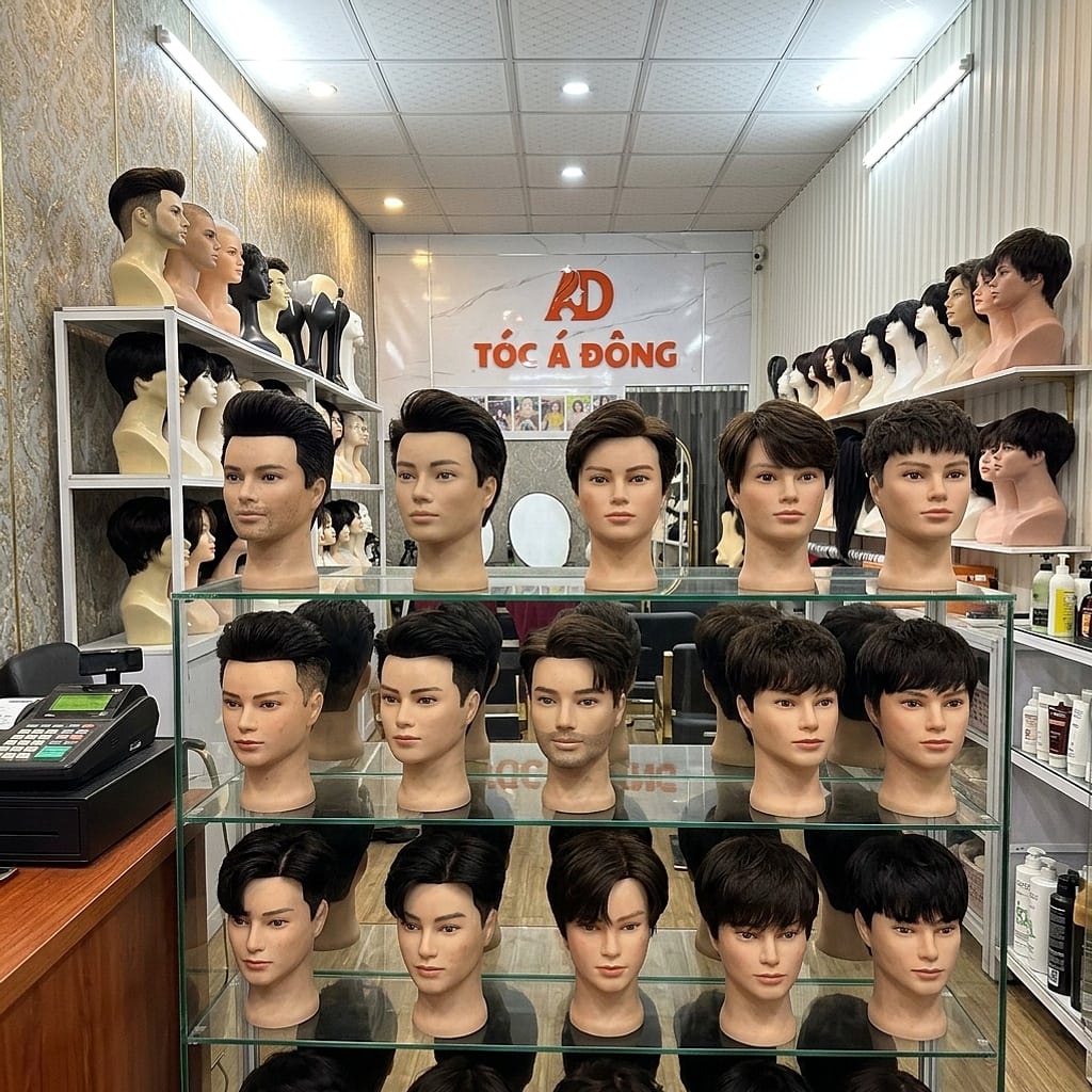 Đa dạng các mẫu tóc giả nam cao cấp tại cửa hàng uy tín