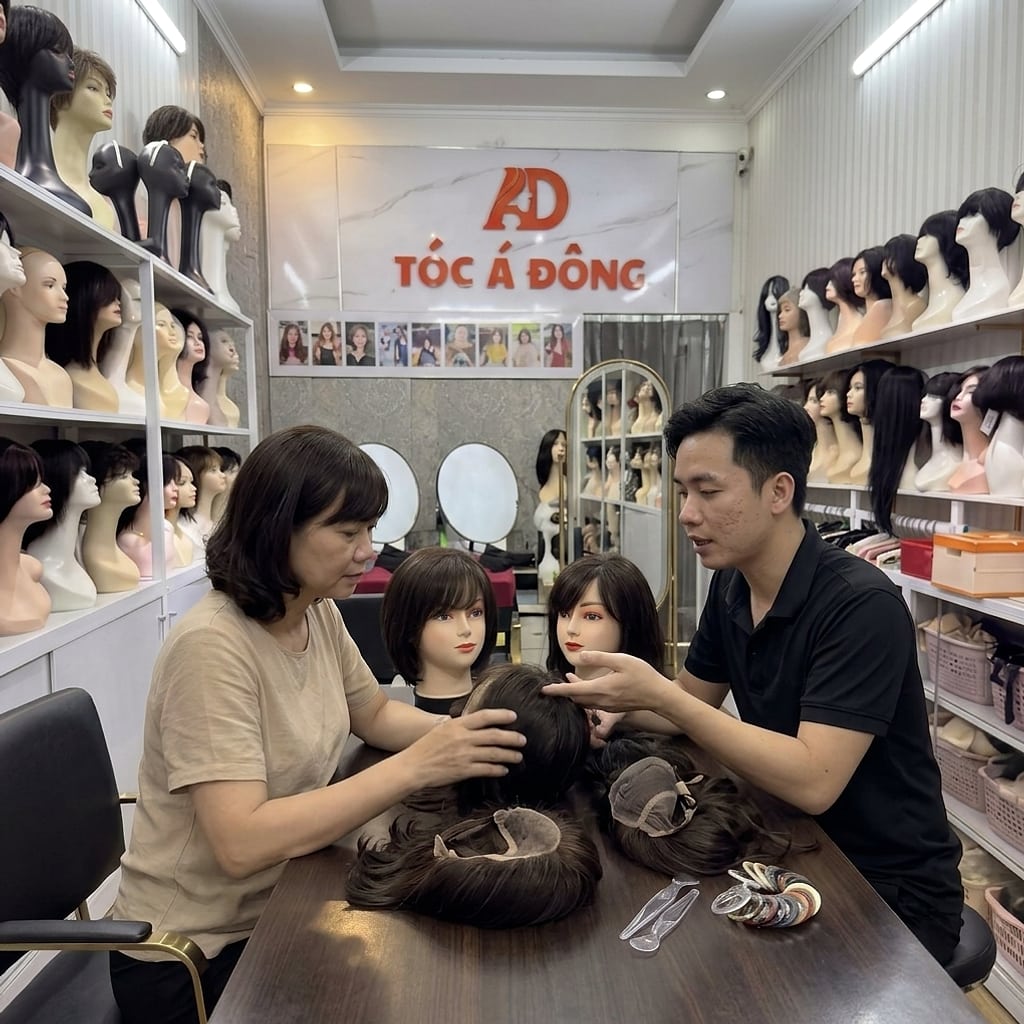 Địa chỉ bán tóc giả thật Quận 3 phá vỡ định kiến: Tóc giả không hề 