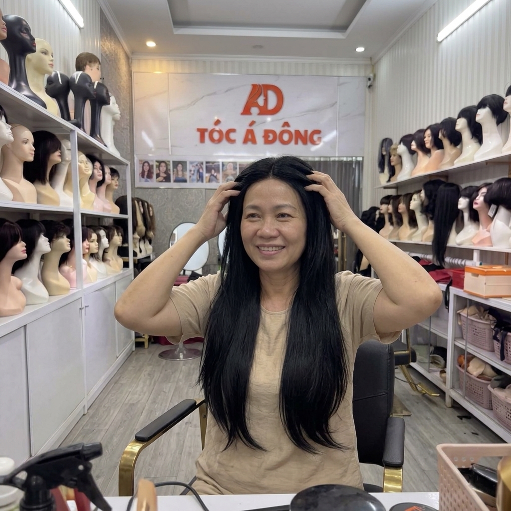 Mua Tóc Giả Nữ Siêu Da Ở Đâu Đẹp, Giống Thật 100% Và An Toàn?
