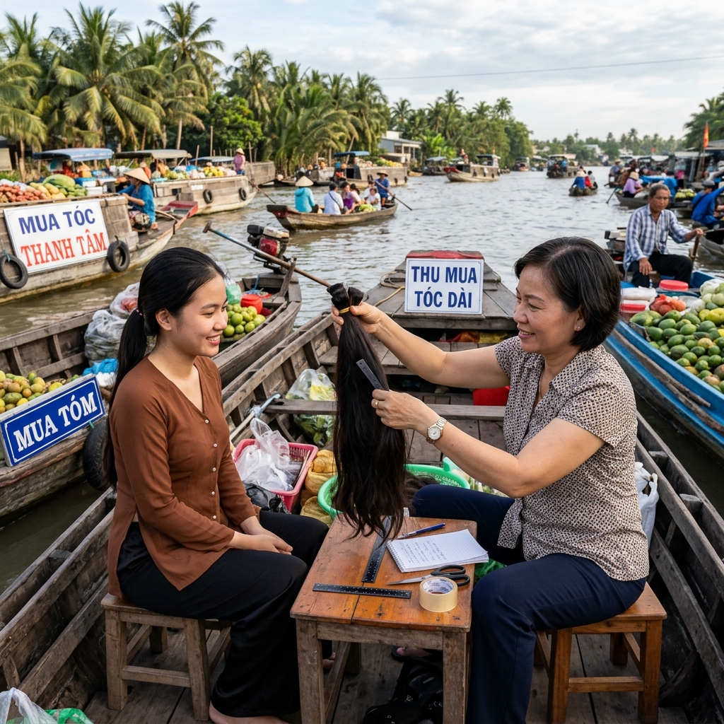 Giao dịch thu mua tóc nhanh chóng, minh bạch
