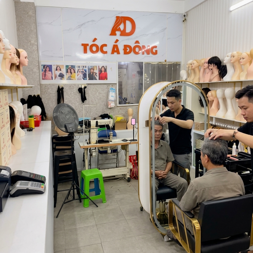 cách chọn tóc giả nam không bị lộ minh họa 1