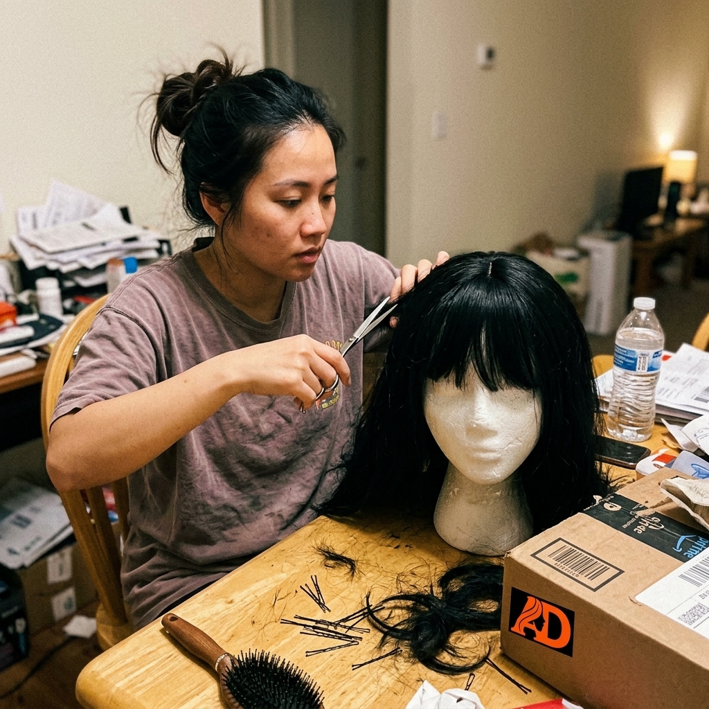 Hướng Dẫn Cách Cắt Tỉa Tóc Giả Nguyên Đầu Tại Nhà Đẹp Như Salon