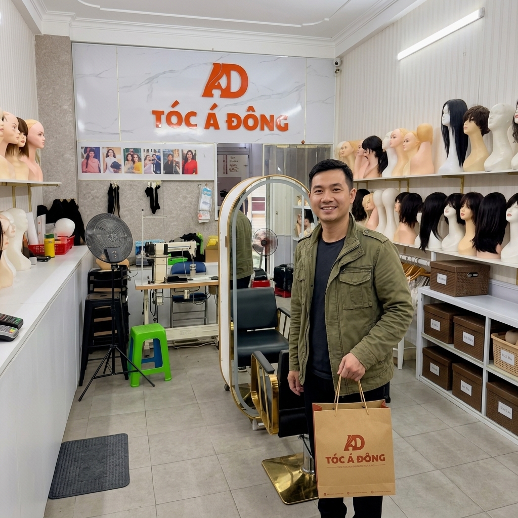 MUA TÓC GIẢ NAM Ở ĐÂU TPHCM - Giải Pháp Hoàn Hảo