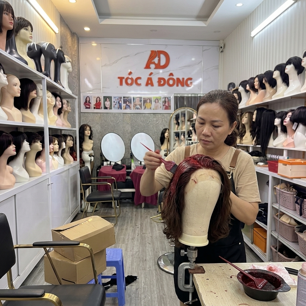 Bối cảnh Tóc Á Đông