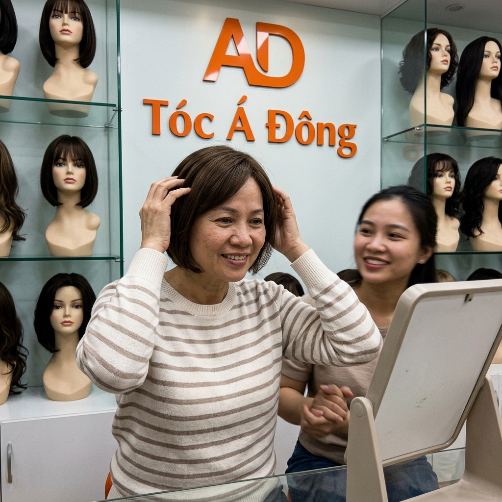 Bí quyết về mua tóc giả cho người bị ung thư an toàn và đẹp tự nhiên