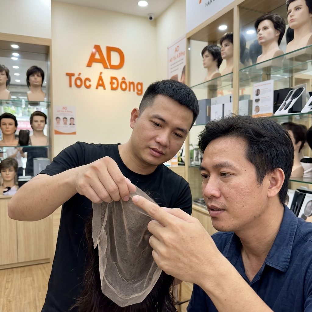 Bí quyết về cách chọn tóc giả nam không bị lộ an toàn và đẹp tự nhiên